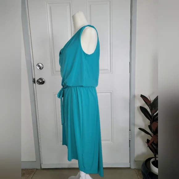 EUC Teal Dress size 10 - Picture 3 of 4